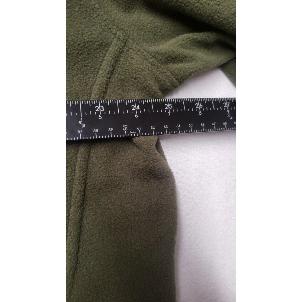 BassDash Men's Fleece Jacket 1/4 Zip Olive Green 2XL NWT USA Seller